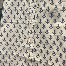 Load image into Gallery viewer, Boys Short-sleeves Shirt - white &amp; blue butis
