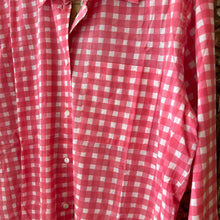 Load image into Gallery viewer, The Pink Checks oversized shirt
