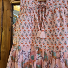 Load image into Gallery viewer, BORAGE MIDI dress - Tiered Sweet Coral
