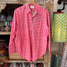 Load image into Gallery viewer, The Pink Checks oversized shirt
