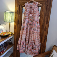 Load image into Gallery viewer, BORAGE MIDI dress - Tiered Sweet Coral
