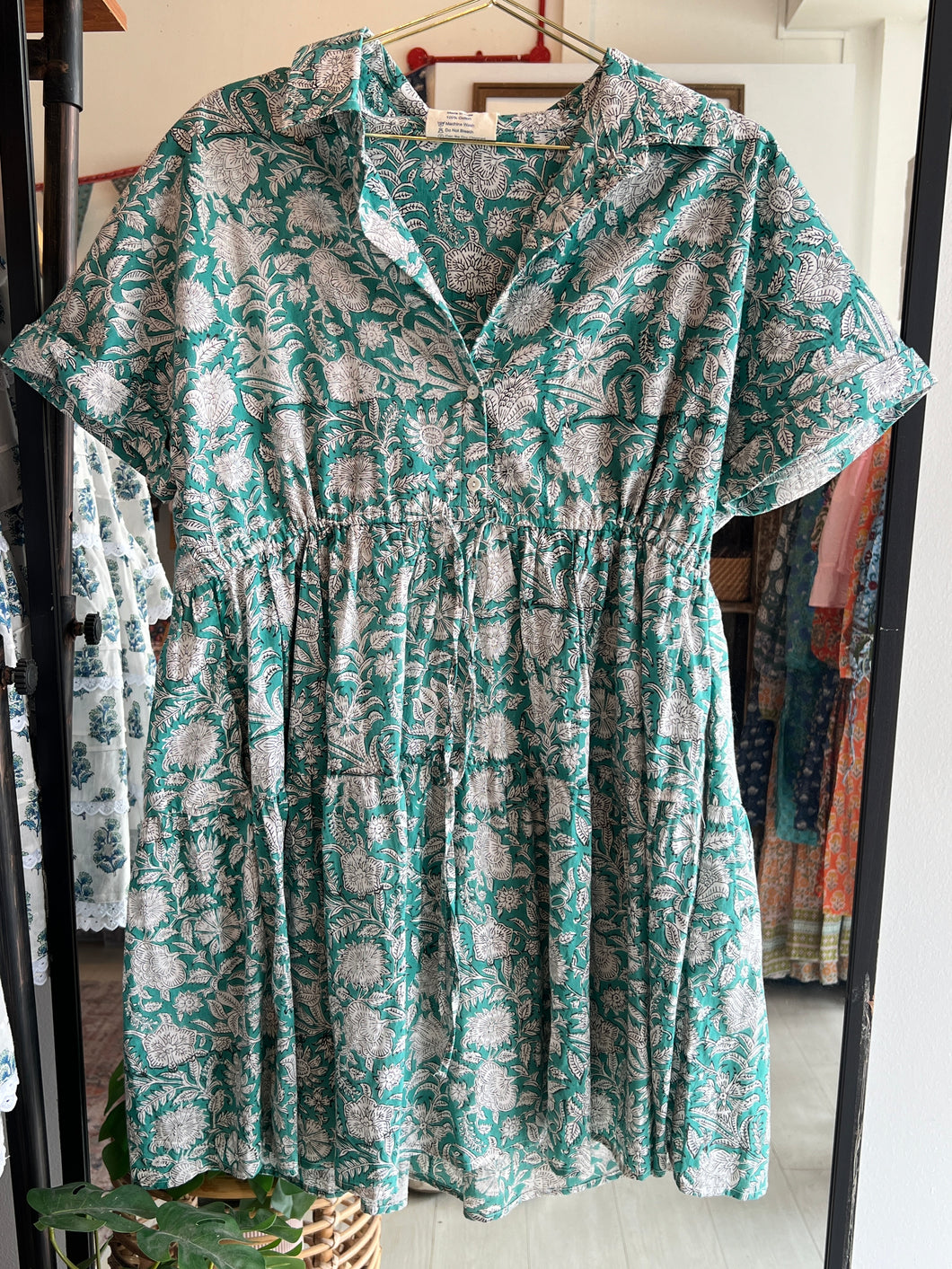 the PARSLEY dress - sea green/one size