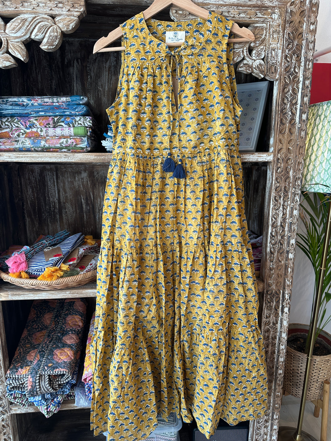 The BORAGE dress - mustard/One size