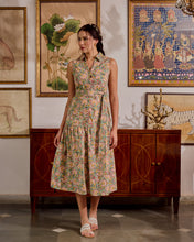 Load image into Gallery viewer, The CAROM midi - pastel green floral
