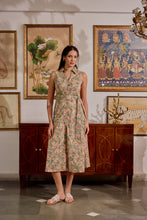 Load image into Gallery viewer, The CAROM midi - pastel green floral
