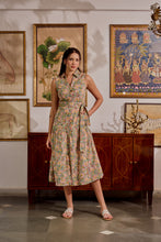 Load image into Gallery viewer, The CAROM midi - pastel green floral

