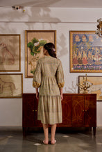 Load image into Gallery viewer, The WASABI midi -soft green/yellow floral
