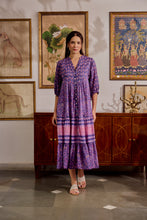 Load image into Gallery viewer, the CHILLI maxi  - purple &amp; pink floral
