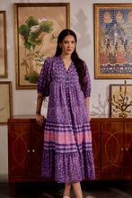 Load image into Gallery viewer, the CHILLI maxi  - purple &amp; pink floral
