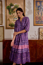 Load image into Gallery viewer, the CHILLI maxi  - purple &amp; pink floral
