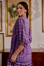 Load image into Gallery viewer, the CHILLI maxi  - purple &amp; pink floral
