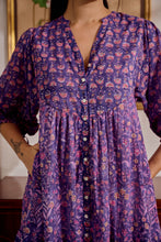 Load image into Gallery viewer, the CHILLI maxi  - purple &amp; pink floral
