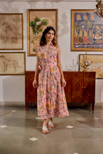 Load image into Gallery viewer, The CAROM midi - soft pink floral

