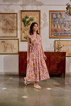 Load image into Gallery viewer, The CAROM midi - soft pink floral
