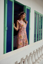 Load image into Gallery viewer, The CAROM midi - soft pink floral
