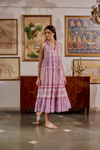 Load image into Gallery viewer, the BORAGE MAXI  - white and purple floral
