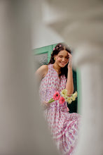 Load image into Gallery viewer, the BORAGE MAXI  - white and purple floral
