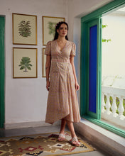 Load image into Gallery viewer, The CASSIA MAXI wrap dress - soft summer floral
