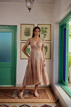 Load image into Gallery viewer, The CASSIA MAXI wrap dress - soft summer floral
