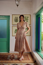 Load image into Gallery viewer, The CASSIA MAXI wrap dress - soft summer floral
