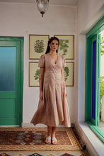 Load image into Gallery viewer, The CASSIA MAXI wrap dress - soft summer floral
