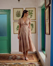 Load image into Gallery viewer, The CASSIA MAXI wrap dress - soft summer floral
