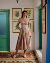 Load image into Gallery viewer, The CASSIA MAXI wrap dress - soft summer floral
