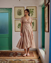 Load image into Gallery viewer, The CASSIA MAXI wrap dress - soft summer floral
