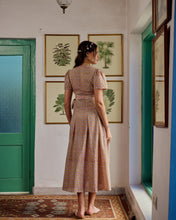 Load image into Gallery viewer, The CASSIA MAXI wrap dress - soft summer floral
