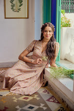 Load image into Gallery viewer, The CASSIA MAXI wrap dress - soft summer floral
