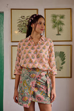 Load image into Gallery viewer, the WRAP skirt - pastel green floral
