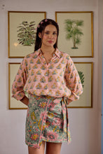 Load image into Gallery viewer, the WRAP skirt - pastel green floral
