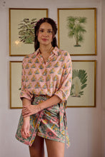 Load image into Gallery viewer, the WRAP skirt - pastel green floral
