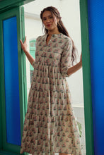 Load image into Gallery viewer, The Pepper Maxi - soft green stripes
