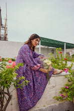 Load image into Gallery viewer, The WASABI midi - purple &amp; pink floral
