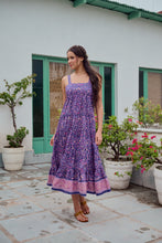 Load image into Gallery viewer, the SENF maxi - purple floral
