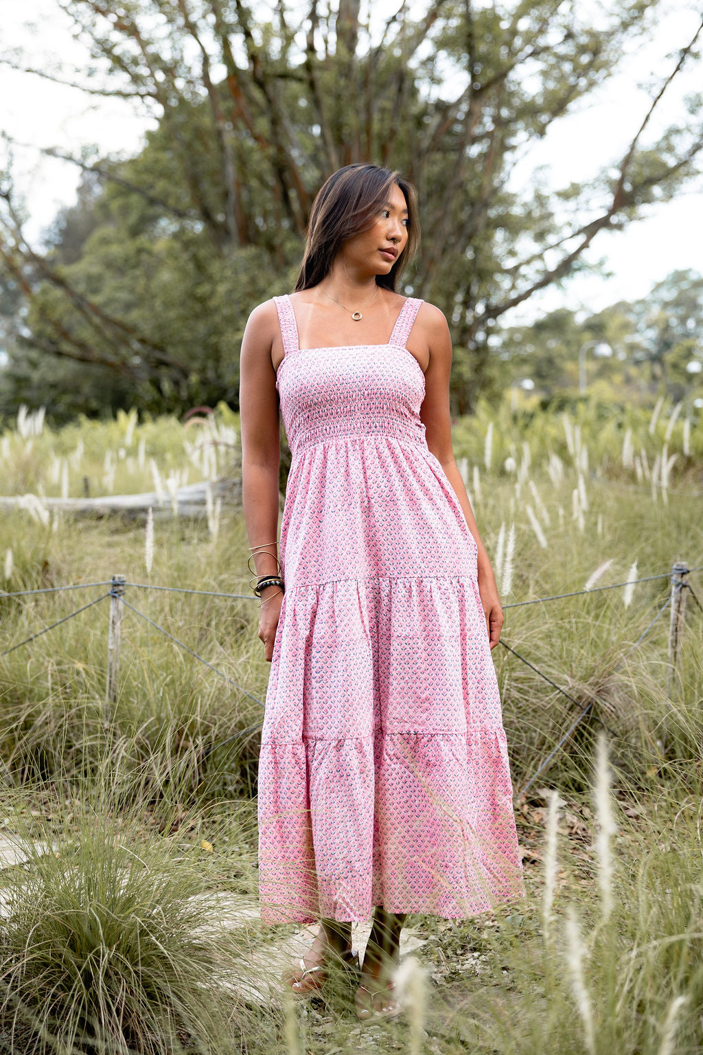 the BAY maxi dress - sweet pink/One size