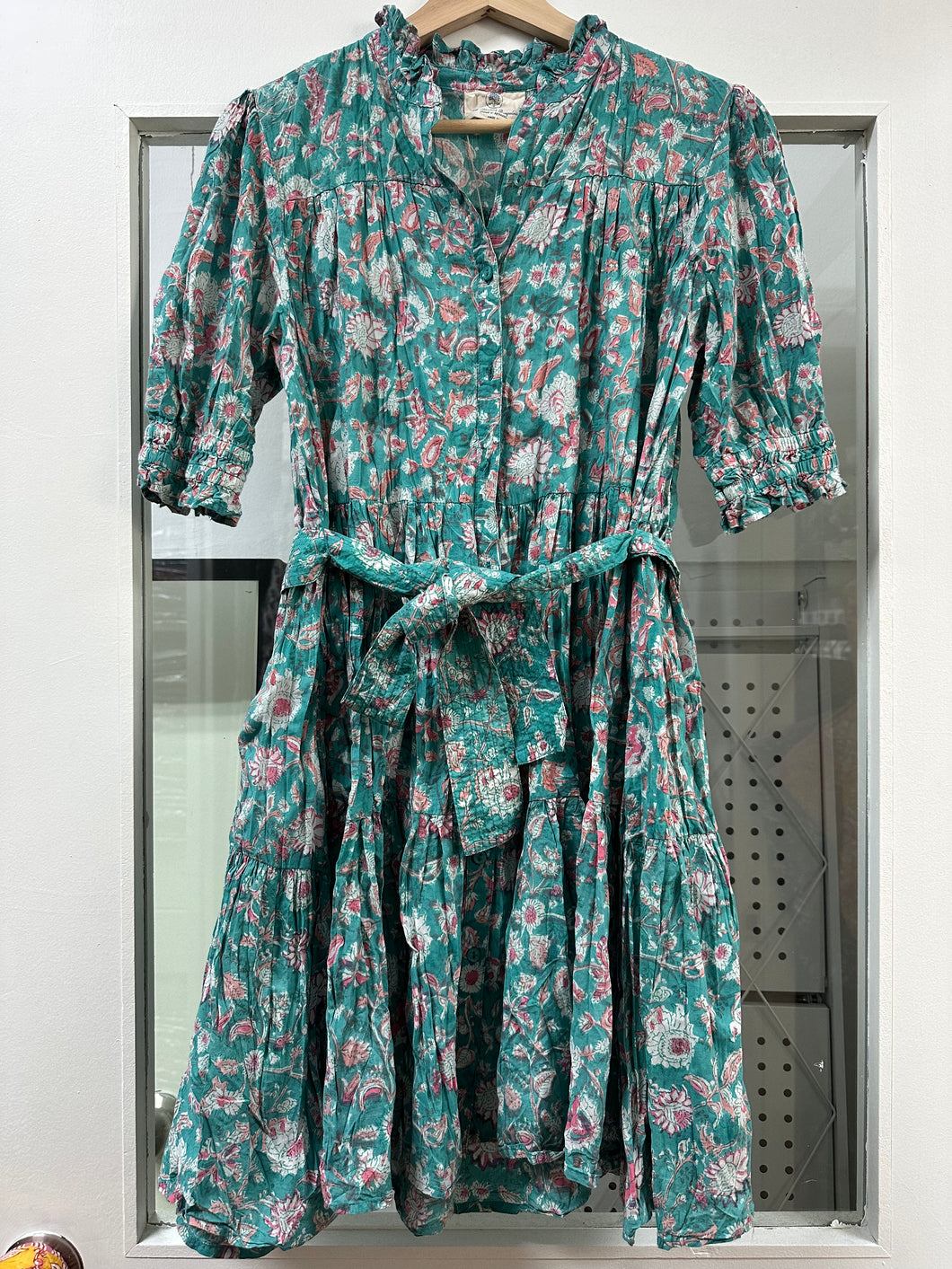 the BREMEN dress - turquoise floral