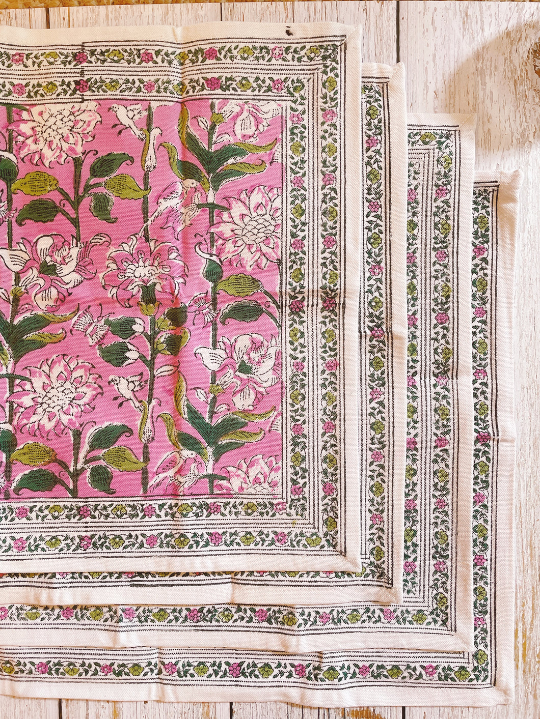 MALABAR - Pink Placemats (set of 4)