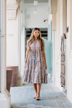 Load image into Gallery viewer, The BORAGE dress - pastel GREEN floral/One size
