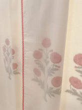 Load image into Gallery viewer, Red and pink poppy Dohar single size - 60“x90”/Summer blankets
