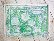 Load image into Gallery viewer, SANTORINI 2.0 - GREEN placemats (set of 4 &amp; set of 6)
