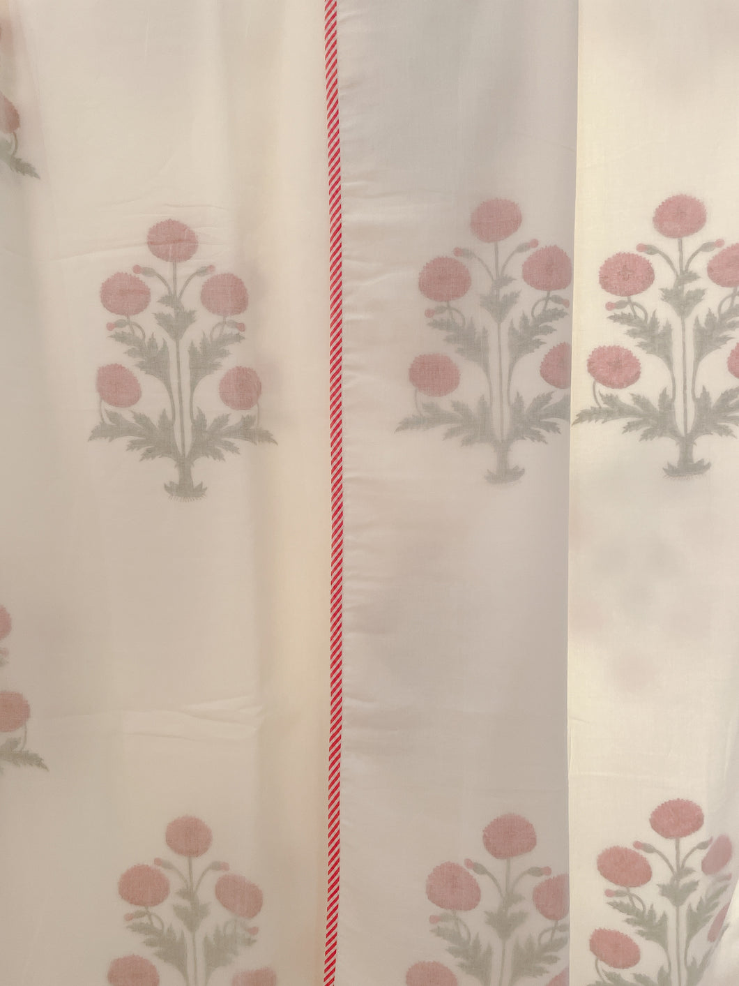 Red and pink poppy Dohar single size - 60“x90”/Summer blankets
