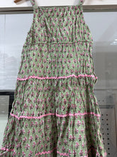 Load image into Gallery viewer, 6/7y Kids tiered maxi GREEN - 6/7y
