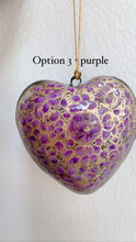 Load image into Gallery viewer, Papier-mâché - HEARTS Christmas decor
